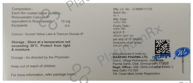 Statpure 10mg Tablet 10s