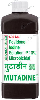 Mutadine 10% Solution 500 Solution