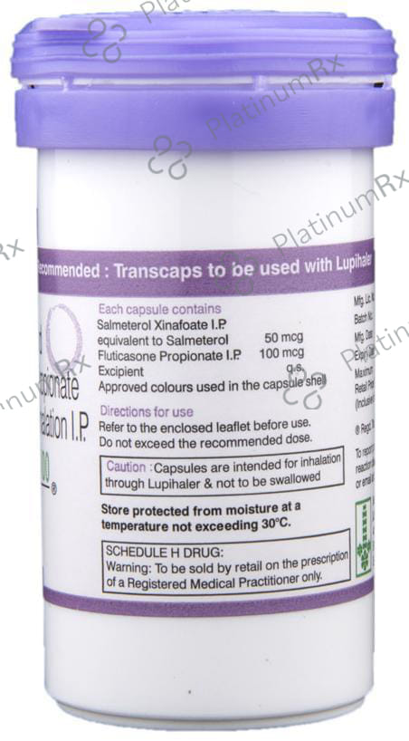 Esiflo 50/100mcg Transcaps 30s