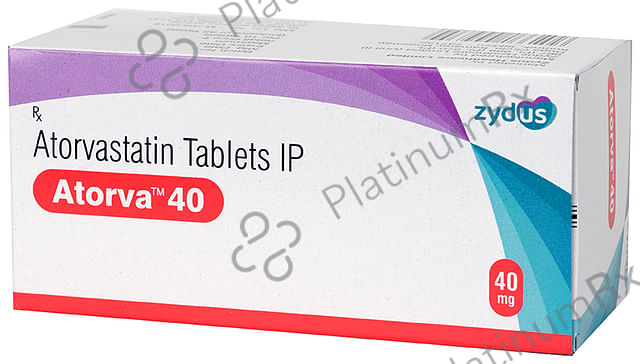 Atorva 40mg Tablet 10s
