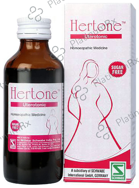 Dr Willmar Schwabe India Hertone Syrup Sugar Free