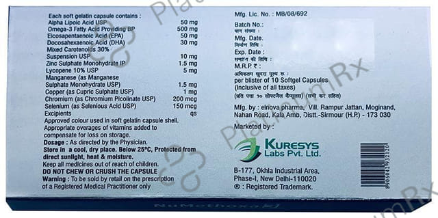 Numethoxa 3 Soft Gelatin Capsule
