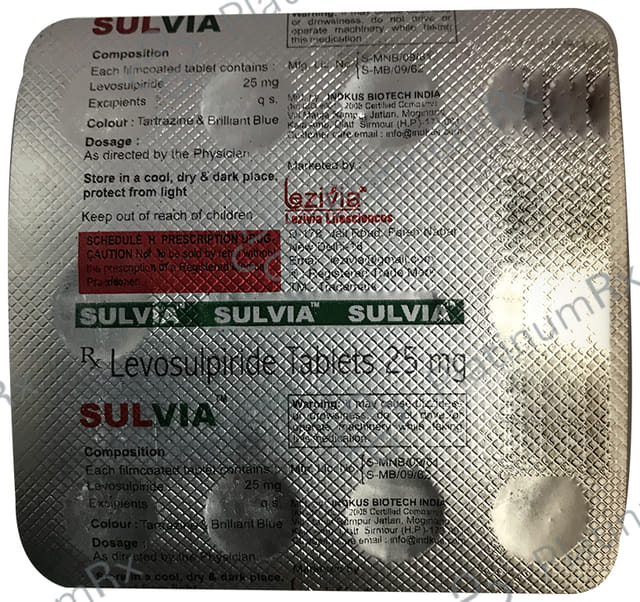 Sulvia 25mg Tablet
