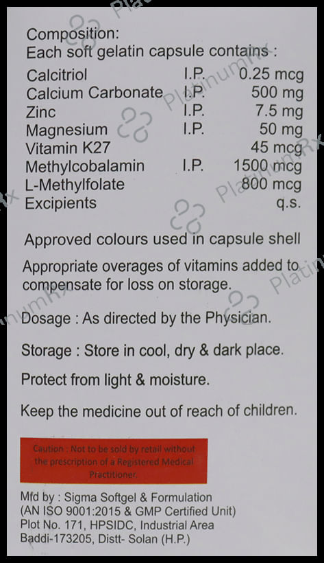 Calcipack XP Softgel Capsule 10s