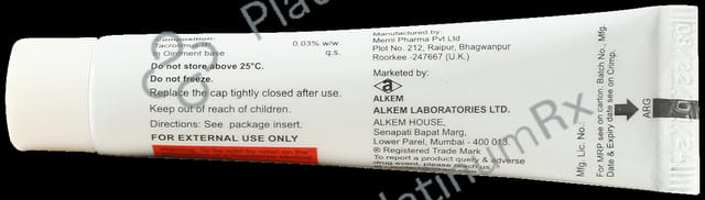 Tacrovera 0.03% Ointment 15gm