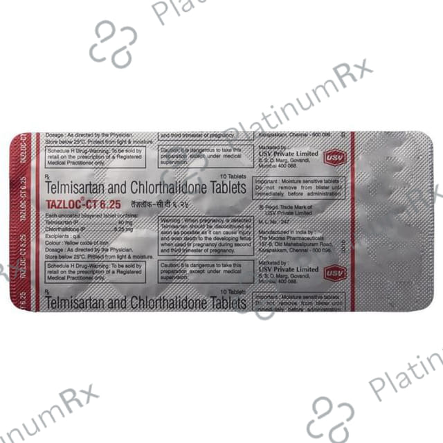 Tazloc CT 6.25 Tablet 10s