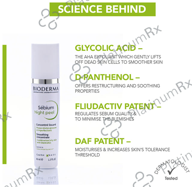 Bioderma Sebium Night Peel Skin Cream 40ml