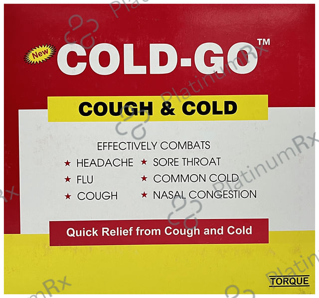 New Cold-GO Cough & Cold Tablet