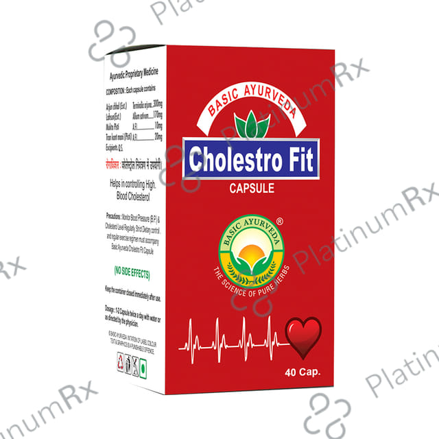 Basic Ayurveda Cholestro Fit Capsule