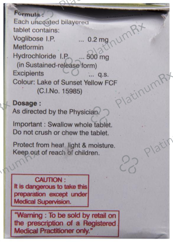 Voliphage M 500/0.2mg Tablet SR 10s