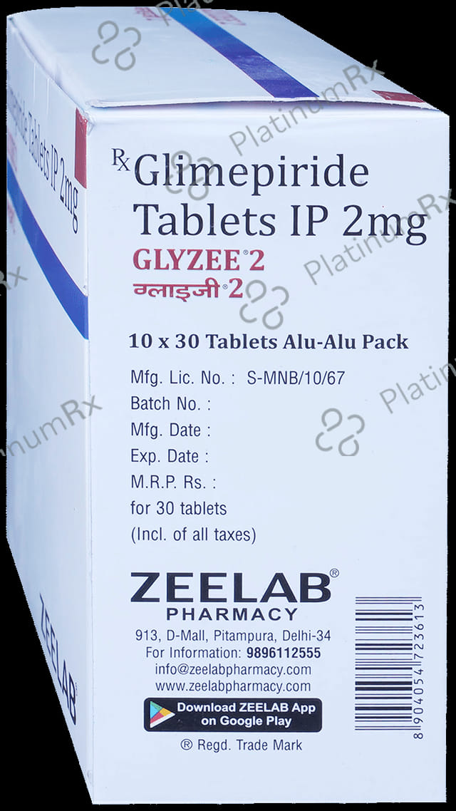 Glyzee 2mg Tablet 30s