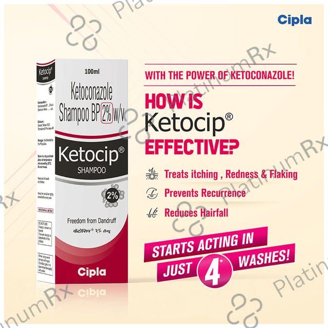 Ketocip 2% Shampoo 100ml