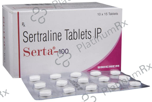 Serta 100mg Tablet 15s