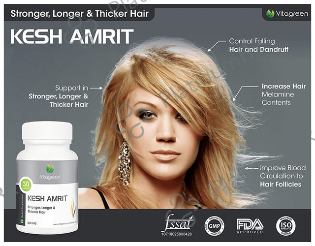 Vitagreen Kesh Amrit 500mg Capsule
