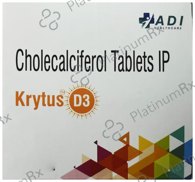 Krytus D3 60000IU Tablet 4s