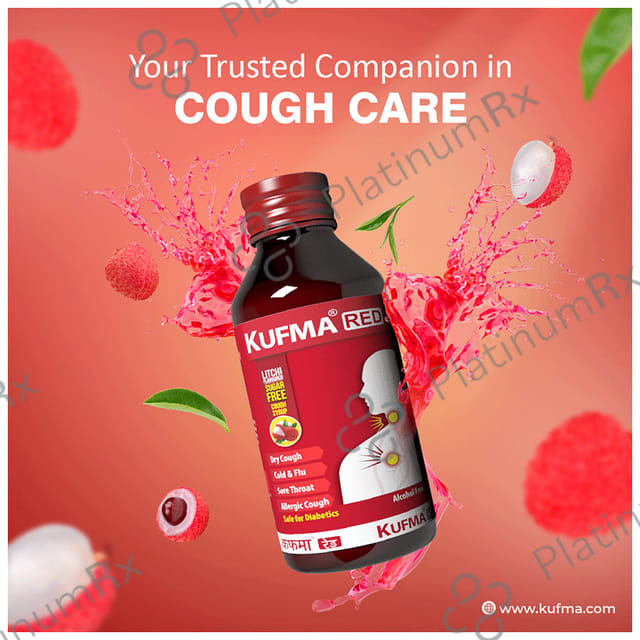 Kufma LS Litchi Flavour Sugar Free Syrup 100ml