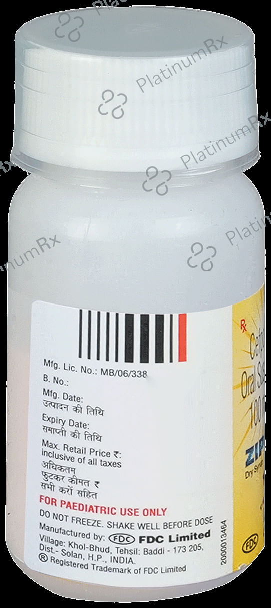 Zipod 100mg Dry Syrup 30ml
