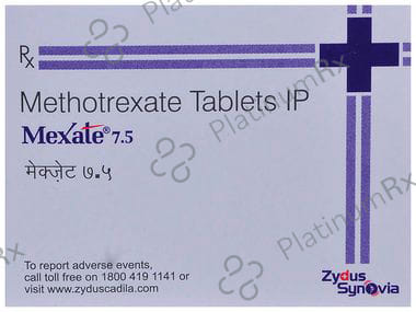 Mexate 7.5mg Tablet 4s