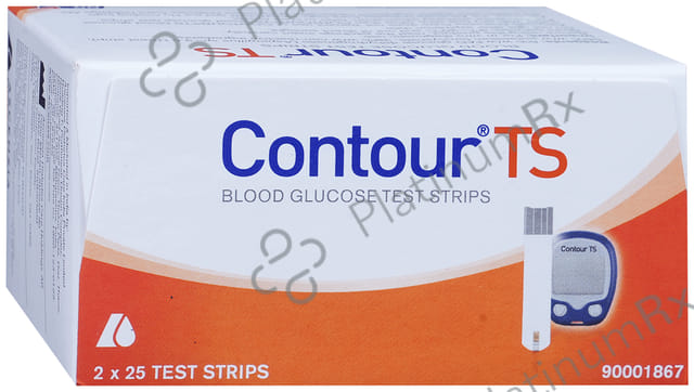 Contour TS Blood Glucose Test Strip (Only Strips) 50s