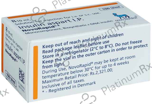 Novorapid (100 IU/ml) (1*10ml Vial)