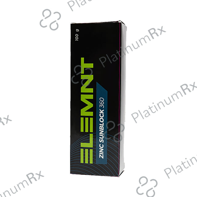 Elemnt Zinc Sunblock 360 Sunscreen SPF 50+ Cream 100gm