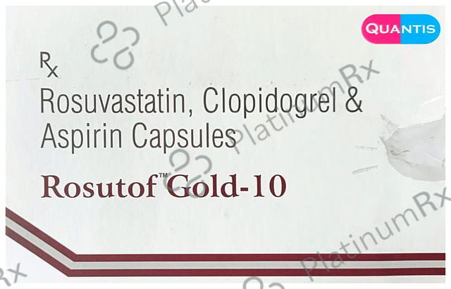 Rosutof Gold 10/75/75mg Capsule 10s