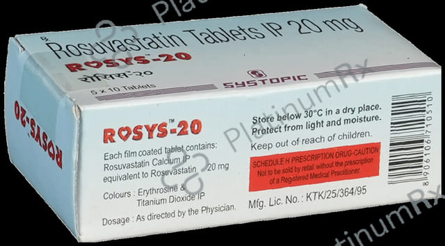 Rosys 20mg Tablet 10s