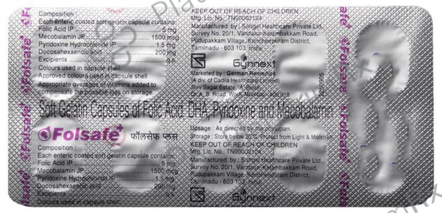 Folsafe Plus Soft Gelatin Capsule 10s