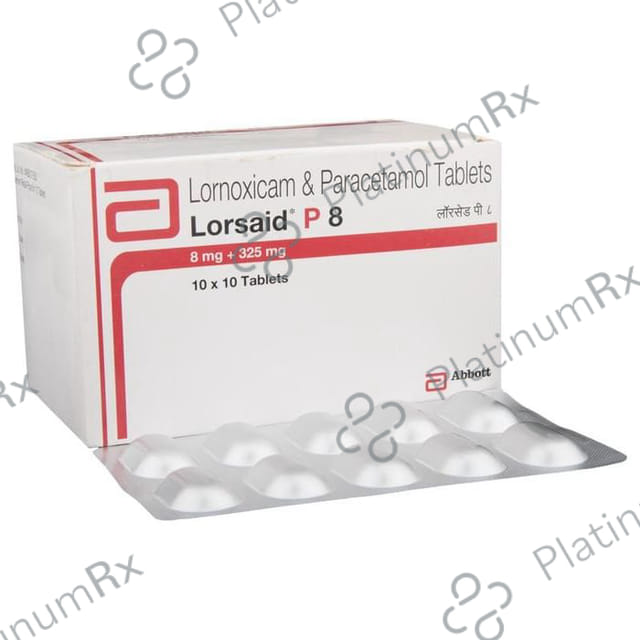 Lorsaid P 8/325mg Tablet 10s