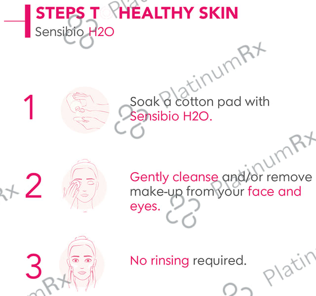 Bioderma Sensibio H2O Make-up Removing Micellar Water & Cleanser - For Sensitive Skin 100 ml