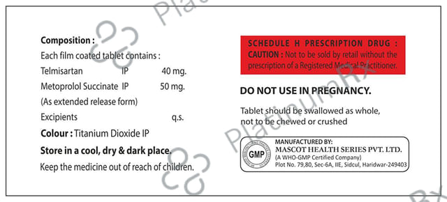 Telmend-M 50 ER Tablet