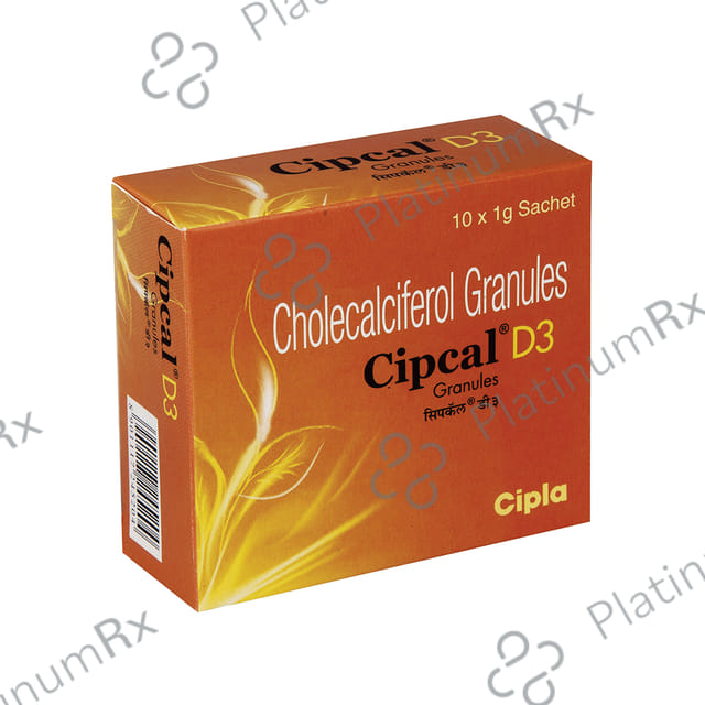 Cipcal D3 60000IU Granules 1gm