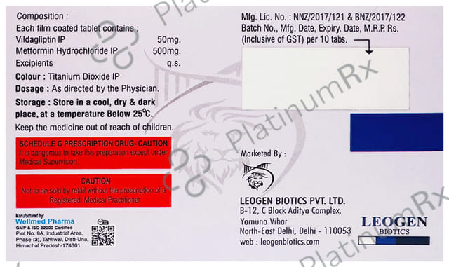 Vil M 500mg/50mg Tablet