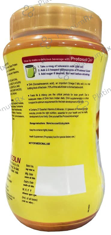 Protosol Gold Protein Powder American Ice Cream