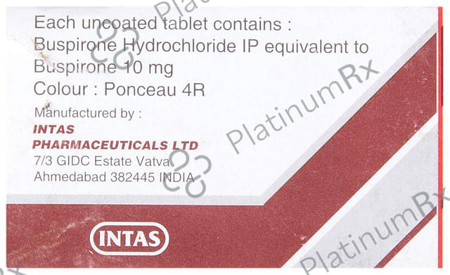 Buspin 10 Tablet