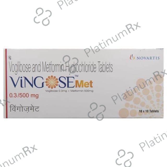 Vingose Met 0.3/500mg Tablet