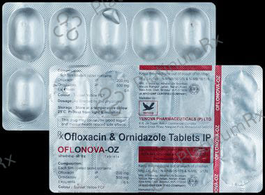 Oflonova OZ 200/500mg Tablet 10s