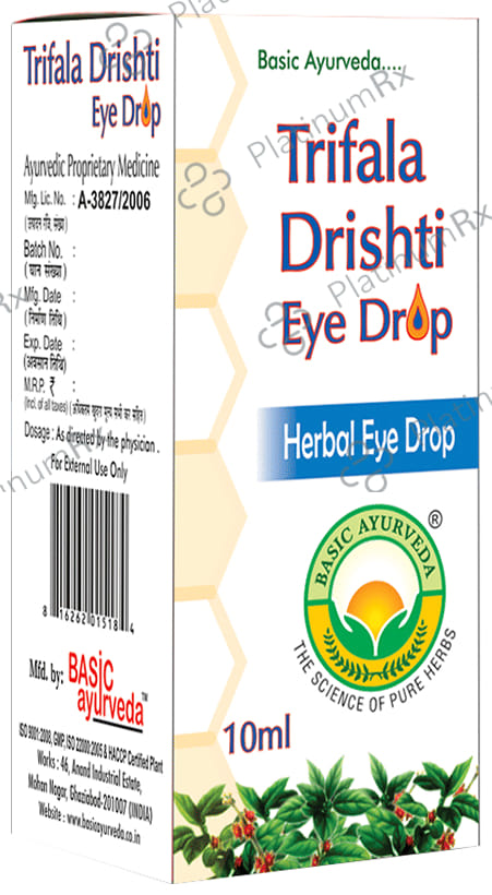 Basic Ayurveda Trifala Drishti Eye Drop