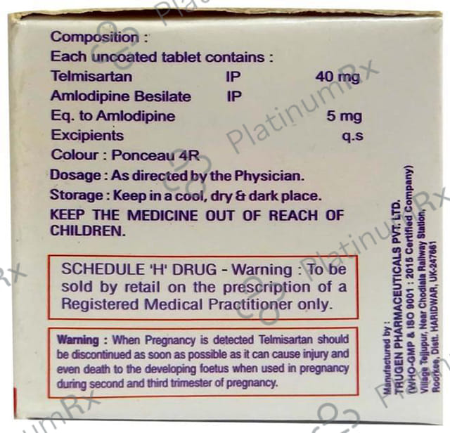 Telstem 40 AM Tablet