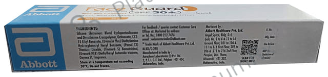 Tvaksh Face Guard Silicone SPF 30 PA+++ Sunscreen Gel 30gm