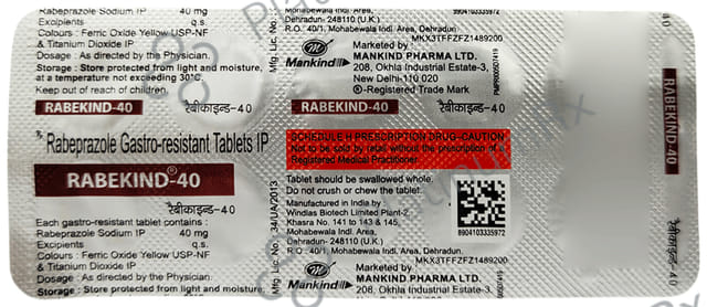 Rabekind 40mg Tablet 10s