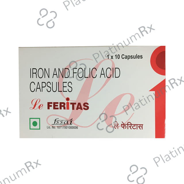 Le Feritas 27/10mg/250mcg Capsule 10s