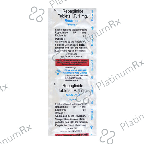 Restrict 1mg Tablet 10s