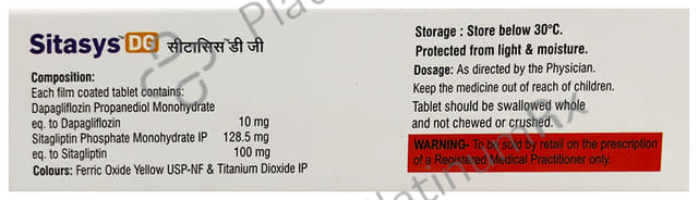 Sitasys DG 10/100mg Tablet