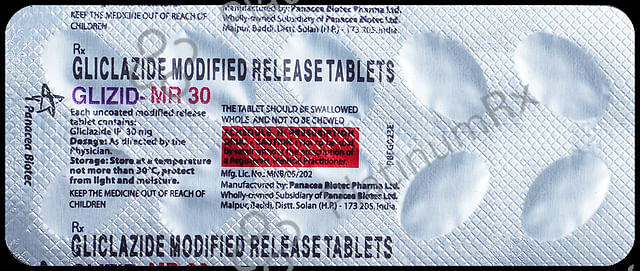 Glizid MR 30mg Tablet 10s