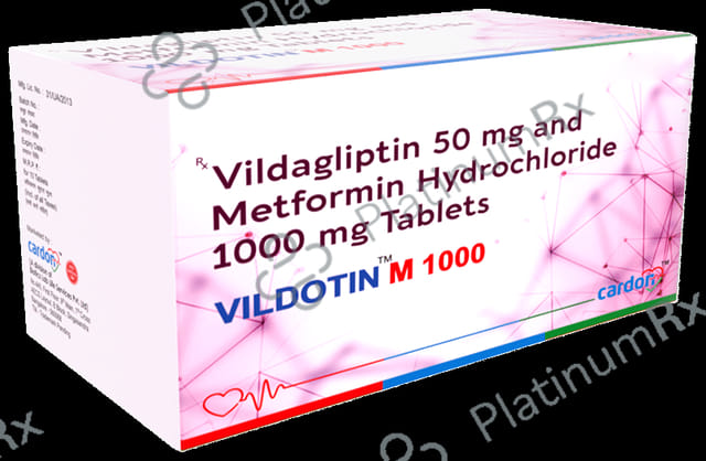 Vildotin M 1000mg/50mg Tablet