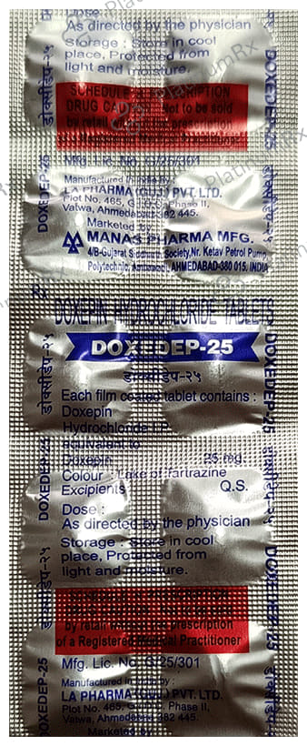 Doxedep 25mg Tablet