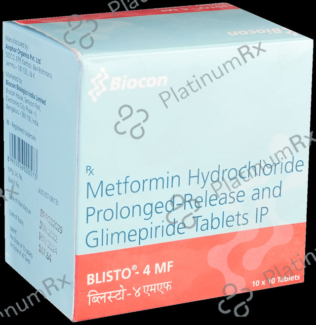 Blisto 4MF 4/1000mg Tablet PR 10s