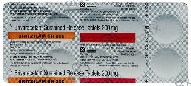 Britzilam 200mg Tablet SR 10s