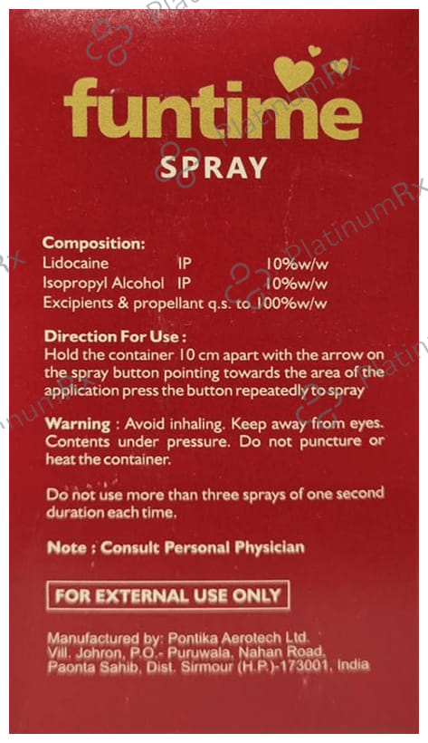 Funtime 10% Spray 20gm